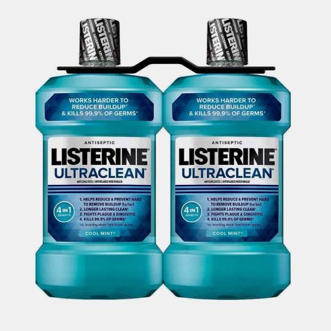 [ HỎA TỐC] Nước súc miệng Listerine Ultraclean 1,5 lít  - Hàng Mỹ