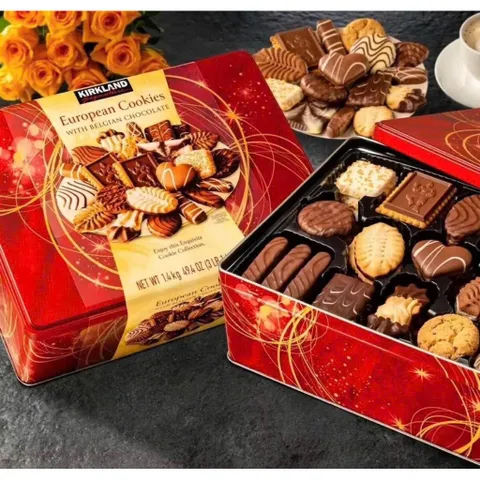 [ HỎA TỐC] Bánh quy Kirkland Signature European Cookies with Belgian Chocolate 1.4kg