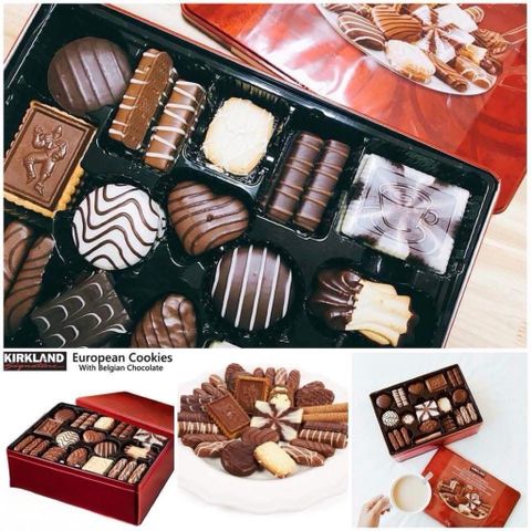 [ HỎA TỐC] Bánh quy Kirkland Signature European Cookies with Belgian Chocolate 1.4kg