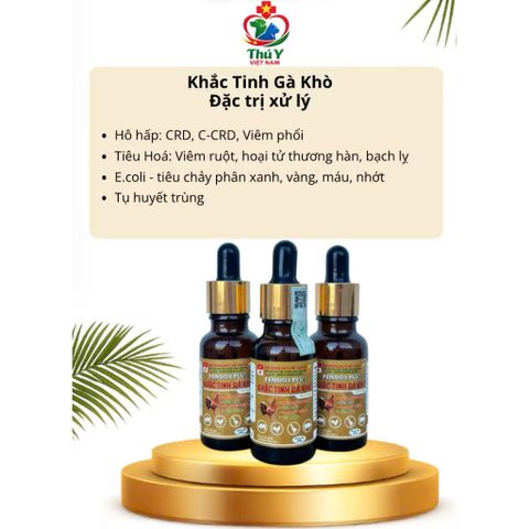 KHẮC TINH HÔ HẤP GÀ ĐÁ THÁO DƯỢC - Hỗ trợ các bệnh hô hập, tiêu hóa cho gia cầm