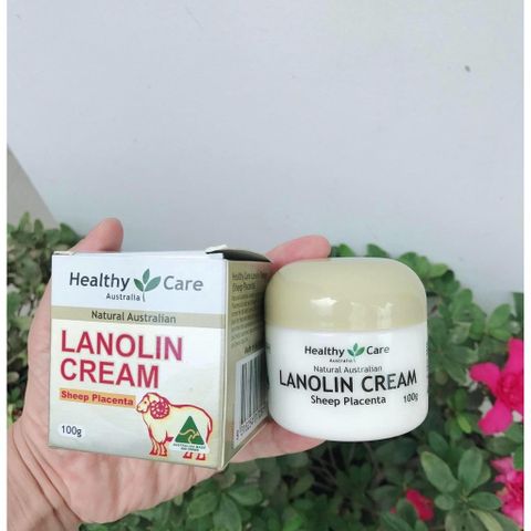 [Hàng Úc] KEM DƯỠNG DA NHAU THAI CỪU LANOLIN CREAM WITH SHEEP PLACENTA - 100G Dưỡng ẩm trắng da
