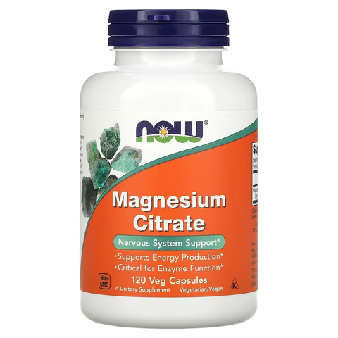 NOW Magnesium Citrate 120 viên