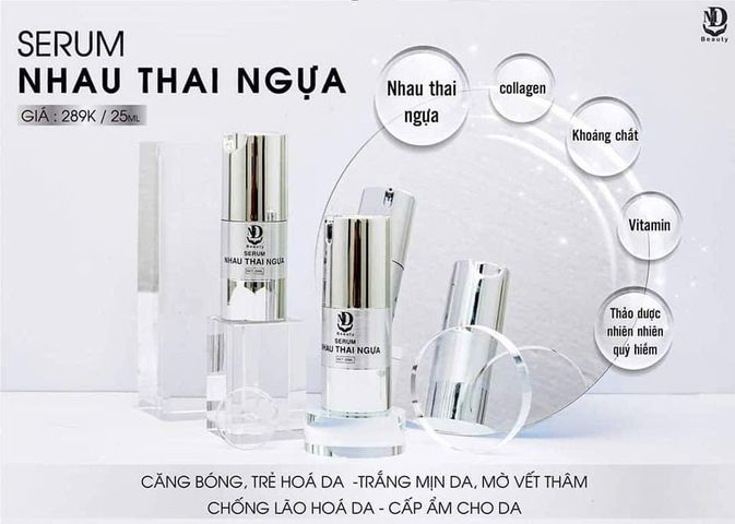Serum dưỡng ẩm da Nhau Thai Ngựa hàng chính hãng