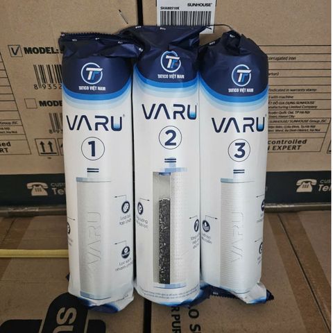 Bộ 3 lõi lọc thô 123 Varu Smax Pro V kết nối thông minh dùng cho các máy U96, D528, X26….