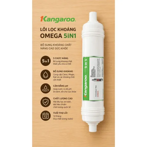 Lõi Lọc Nước Kangaroo Omega 5in1+ - Hàng Chính Hãng