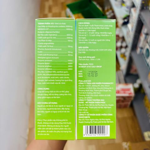 Gói uống giảm táo bón USPHALAX - Bổ sung chất xơ dạng siro cho người lớn và trẻ nhỏ