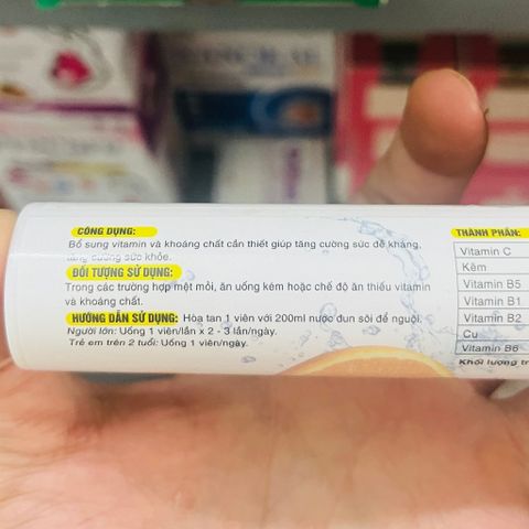 Sủi cam Multivitamin PLUSZS