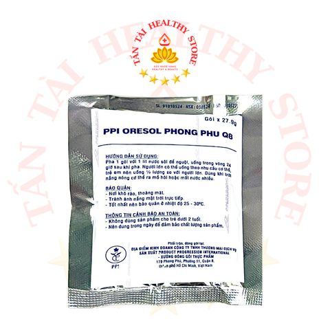 ✅[CHÍNH HÃNG, SỈ INBOX] Oresol Phong Phú Q8 PPI giúp bù nước và chất điện giải (27.9g/1L)