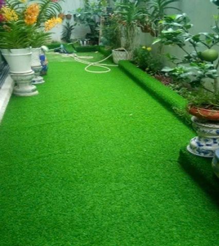 Cỏ nhân tạo lót sàn cao 1cm rộng 2m x2m ,Thảm cỏ nhựa trải sàn ,thảm cỏ nhân tạo dán tường