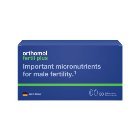 [Nhập khẩu] Viên uống Orthomol Fertil plus - Hỗ trợ tăng cường sức khỏe sinh sản ở nam giới (Hộp 30 ngày)
