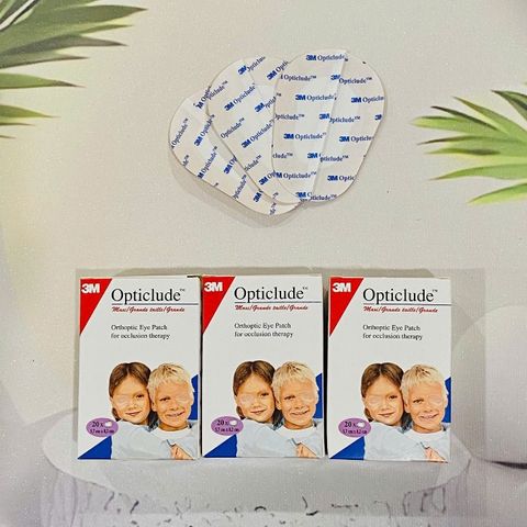 Miếng dán mắt nhược thị trẻ em 3M 1539, size lớn cho trẻ trên 4 tuổi - Màu da | Xuất xứ Ba Lan