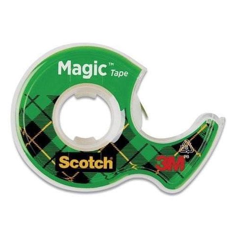 Băng dính kì diệu 3M Scocth Magic Tape, trong suốt bám dính, nhiều kích cỡ - Có máy cắt | Xuất xứ Mỹ