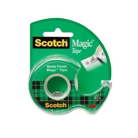 Băng dính kì diệu 3M Scocth Magic Tape, trong suốt bám dính, nhiều kích cỡ - Có máy cắt | Xuất xứ Mỹ