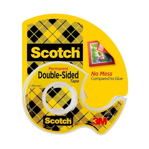 Băng dính 2 mặt chịu lực 3M Scotch 137, 12,7 mm x 11,4 m - Bám dính chắc chắn | Sản xuất tại Mỹ