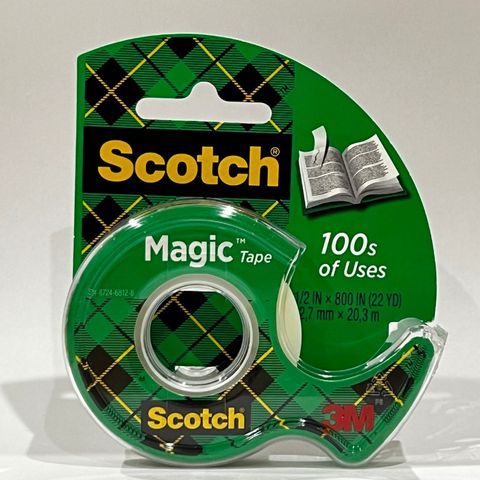 Băng dính kỳ diệu 3M™ Scotch® 119 – 12,7mm x 20,3m – Siêu bám dính, trong suốt | Sản xuất tại Mỹ