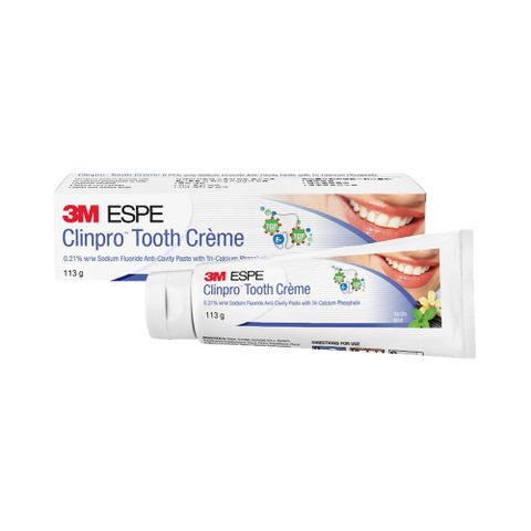 Kem đánh răng 3M Clinpro tooth Crème espe, giúp chống sâu răng hiệu quả, tuýp 113g, sản xuất tại Mỹ