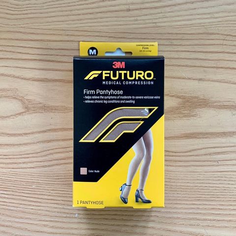 Quần y khoa chống suy giãn tĩnh mạch cấp độ mạnh Futuro 3M, 1 chiếc/hộp, màu be, sản xuất tại Mỹ