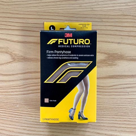 Quần y khoa chống suy giãn tĩnh mạch cấp độ mạnh Futuro 3M, 1 chiếc/hộp, màu be, sản xuất tại Mỹ
