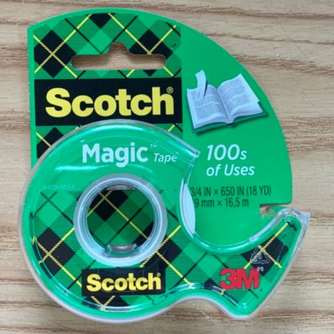 Băng dính kỳ diệu 3M™ Scotch® 122 – 19mm x 16,5m – Siêu bám dính, trong suốt | Sản xuất tại Mỹ