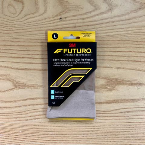 Vớ y khoa ngăn ngừa tĩnh mạch dạng nhẹ Futuro 3M, 1 đôi/ túi, màu be, sản xuất tại Mỹ