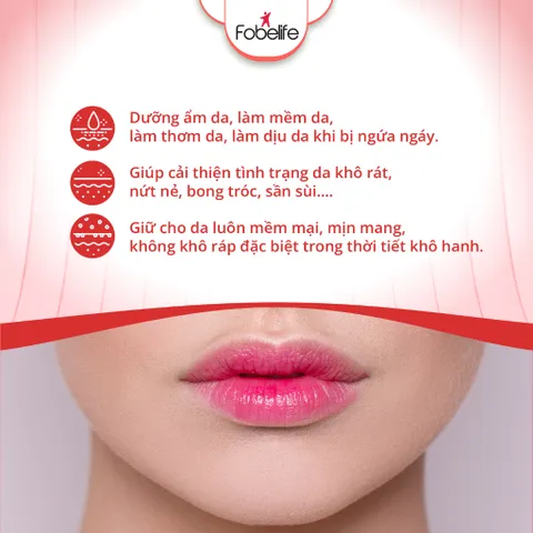 Sáp Dưỡng Môi Vaseline Fobelife Không Màu, Dưỡng Ẩm Giảm Tình Trạng Da Khô Nứt Nẻ N2 - Hũ 7g / 50g