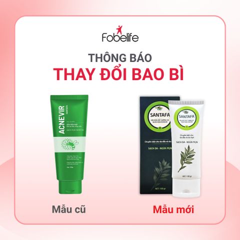 Sữa Rửa Mặt Acniver FOBE Giúp Làm Sạch Sâu Ngăn Ngừa Mụn, Giảm Thâm, Giảm Mụn N1
