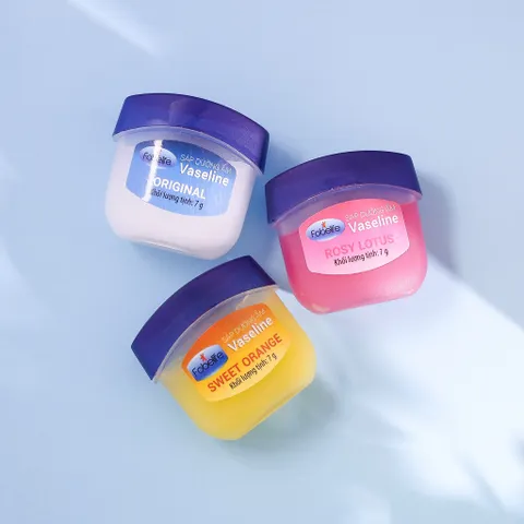 Sáp Dưỡng Môi Vaseline Fobelife Không Màu, Dưỡng Ẩm Giảm Tình Trạng Da Khô Nứt Nẻ N2 - Hũ 7g / 50g