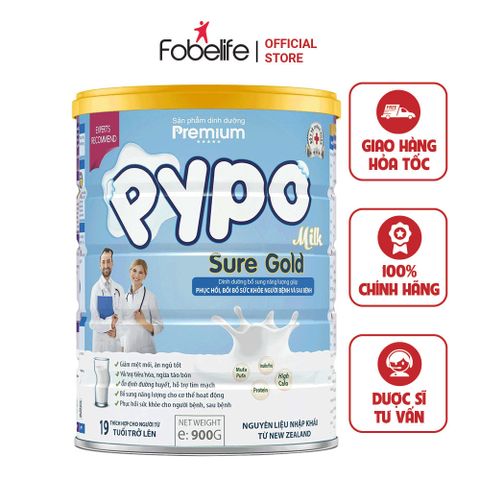 Sữa Bột FobeMilk Sure Fobe Hồi Phục Sức Khoẻ Ăn Ngủ Ngon, Ổn Định Đường Huyết Và Tim Mạch - 800g