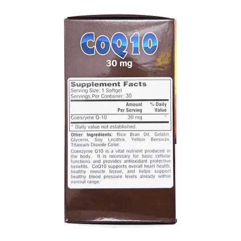 (Mỹ) Viên Uống CoQ10 Fobe Hỗ Trợ Làm Giảm Quá Trình Oxy Hoá, Tăng Cường Sức Khoẻ Tim NN - Hộp 30v