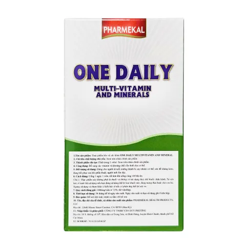 (Mỹ) Viên Uống One Daily Fobe Bổ Sung Vitamin Và Khoáng Chất Cho Cơ Thể NN - Hộp 60v