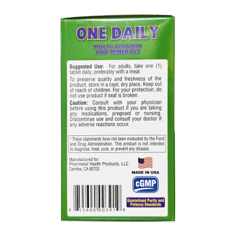 (Mỹ) Viên Uống One Daily Fobe Bổ Sung Vitamin Và Khoáng Chất Cho Cơ Thể NN - Hộp 60v