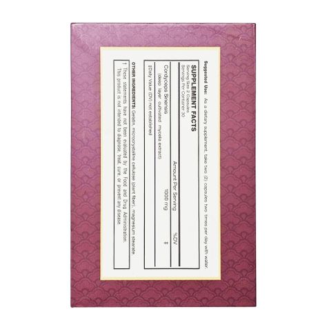 (Mỹ) Viên Uống Đông Trùng Pure Cordyceps Fobe Giúp Tăng Cường Đề Kháng, Cơ Thể Khoẻ Mạnh NN - Hộp 60v