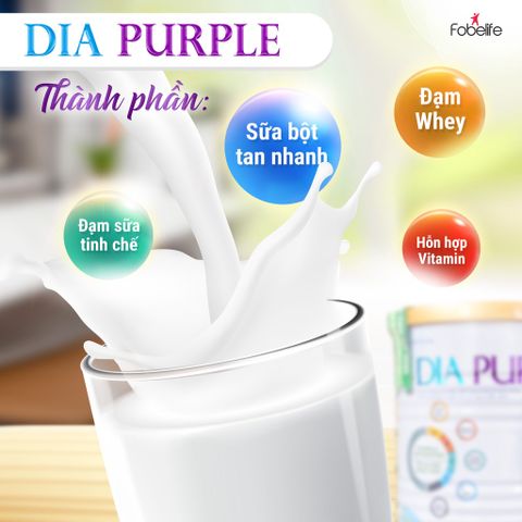 Sữa Bột Cho Người Tiểu Đường FodiaMilk Fobe Giúp Ổn Định Đường Huyết, Hương Vani N1