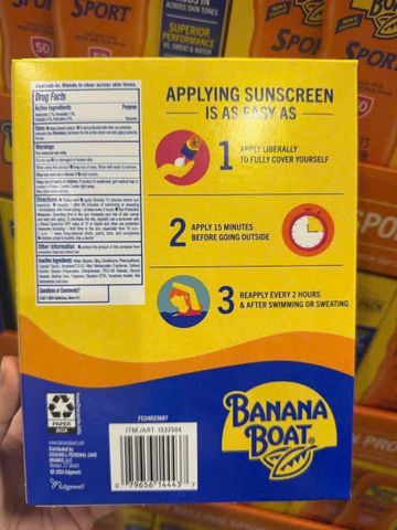 [Date 2027] Chống nắng thể thao chống nước Banana Boat sport Ultra