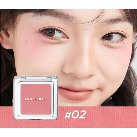 Phấn Má Hồng Đơn Sắc Judydoll Blush Powder 2g - Mịn Mịn, Tiệp Da Tự Nhiên, Chuẩn Màu Bền Đẹp