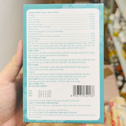  Viên uống điều hòa BEAUTY LADY - Đẹp da, cân bằng nội tiết tố nữ