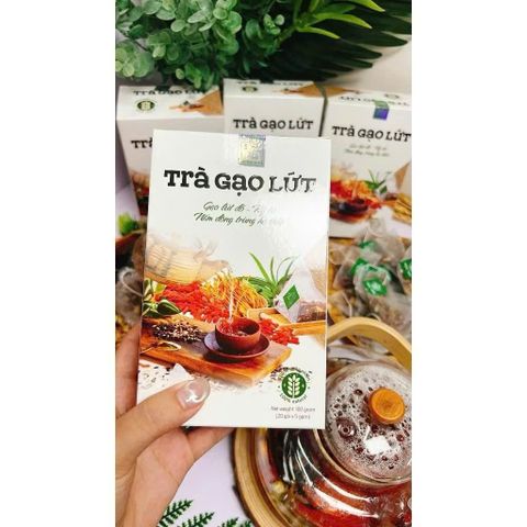 combo 2 hộp trà gạo lứt