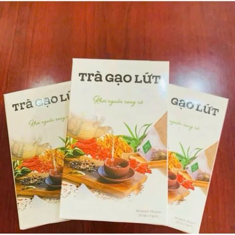 combo 2 hộp trà gạo lứt