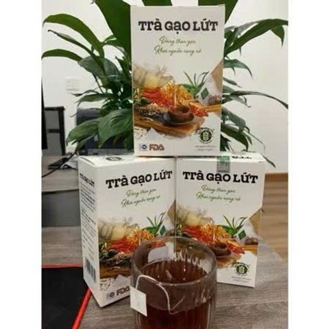 combo 2 hộp trà gạo lứt