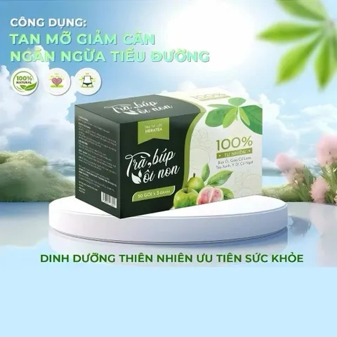comno 3 hộp trà búp ổi non