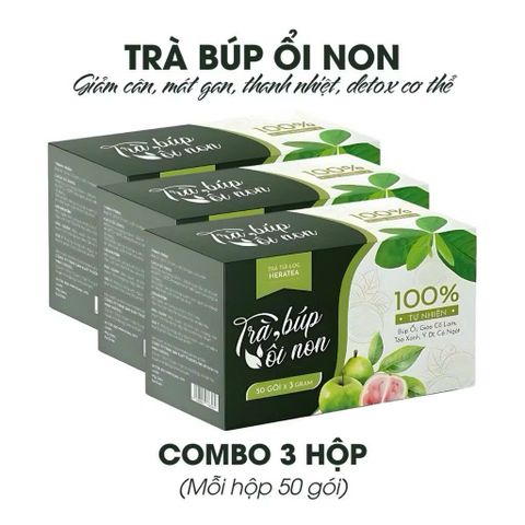 combo 2 hộp trà búp ổi non