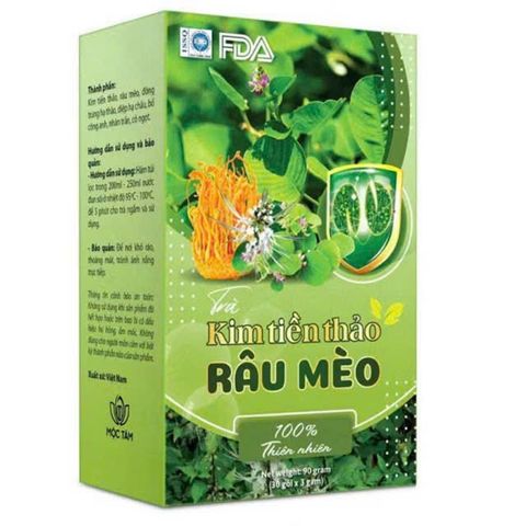 combo 4 hộp trà kim tiền thảo râu mèo