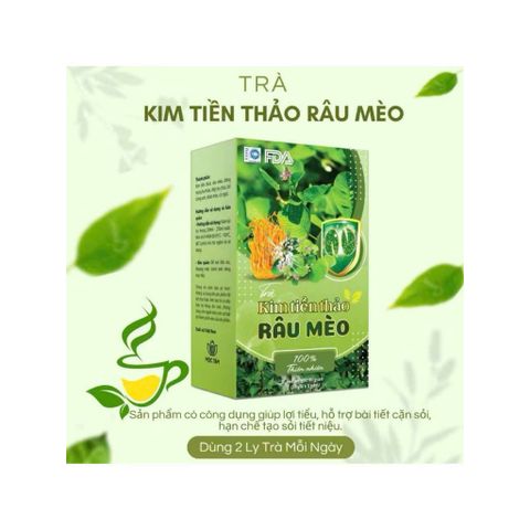 combo 4 hộp trà kim tiền thảo râu mèo