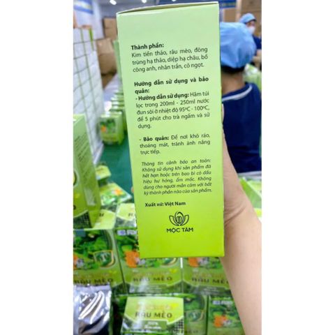 combo 4 hộp trà kim tiền thảo râu mèo