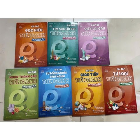 Bộ sách tiếng anh đọc hiểu lớp 10 luyện thi