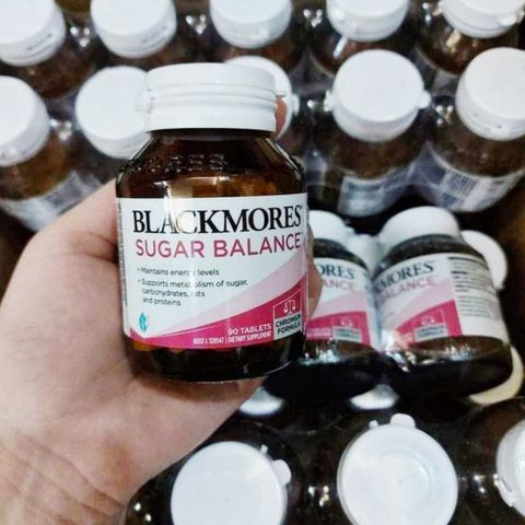 Viên uống Cân Bằng Đường Huyết Blackmores Sugar Balance 90 Viên - Bổ Sung Chromium - Tăng Cường Chuyển Hoá Đường - Ổn Định Lượng Đường Trong Máu - S/P Chuẩn Úc