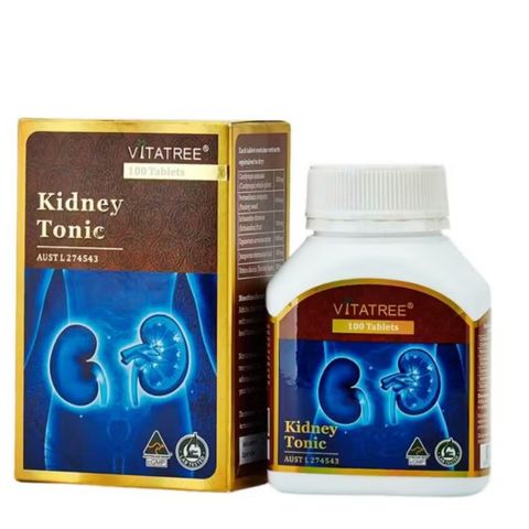 Viên uống Hỗ Trợ Thận Vitatree Kidney Tonic 100 Viên - Thải Độc - Hỗ Trợ Chức Năng Thận - S/P Chuẩn Úc