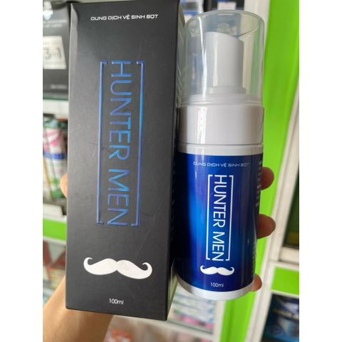 Bọt Vệ Sinh Nam Giới Hunter Men hương nước hoa lôi cuốn - Chai 100ml