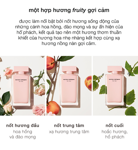 Nước Hoa Nữ Narciso Rodriguez For Her Eau De Parfum 100ml - Hương Hoa Hồng Xạ Hương