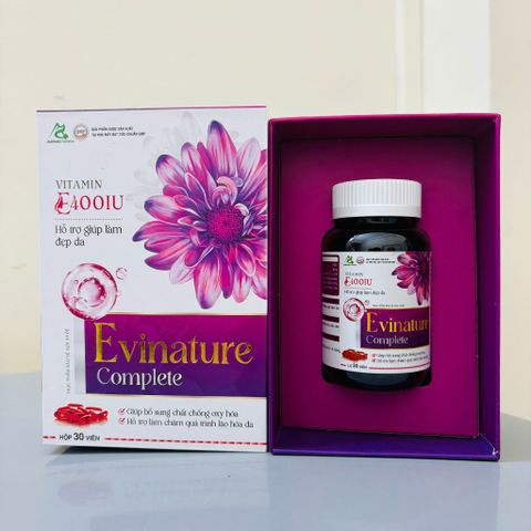 Vitamin E 400IU kết hợp lô hội - EVINATURE cho làn da sáng mịn căng bóng